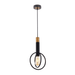 Buy Pendant Lights Australia Marvin 1 Light Pendant Antique Black, Gold - MARVIN PE1R-BKGD