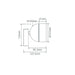Buy Flush Mount Lights Australia Moon Flush Mount Light Tube White 3CCT - 22819