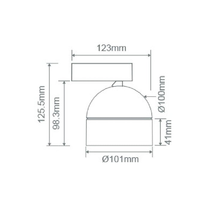 Buy Wall Sconce Australia Moon Wall Sconce Tube Black 3CCT - 22826