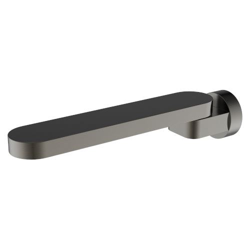 Kiato 225mm Swivel Bath Spout Gun Metal - 10418GM