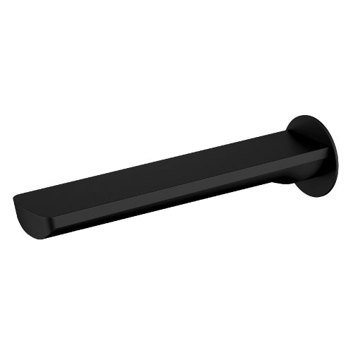 Akemi 180mm Bath Spout Matte Black - 10439