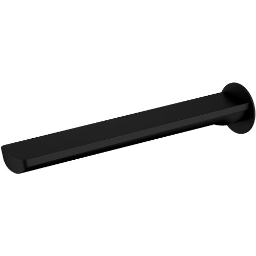 Akemi 235mm Bath Spout Matte Black - 10443