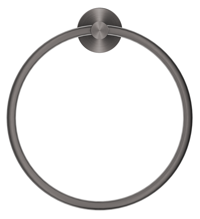 Mica Hand Towel Ring Gunmetal - 1104-P-GM