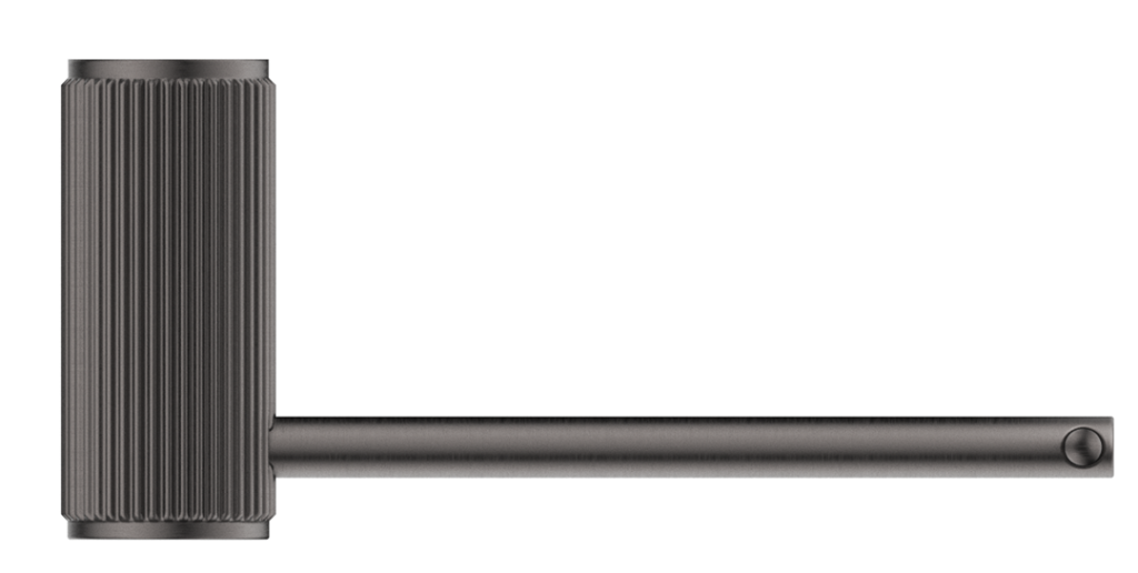 Mica Fluted Toilet Paper Holder Gun Metal - 1111-P-NR-GM