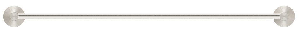 Mica 600mm Single Towel Rail Brushed Nickel - 1124-600-P-BN