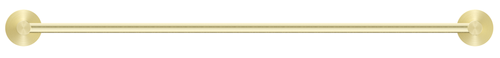 Mica 800mm Single Towel Rail French Gold - 1124-800-P-FG