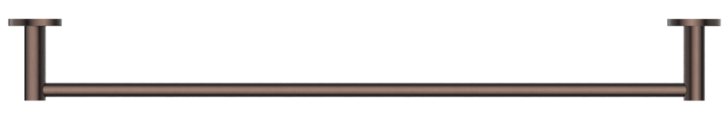 Mica 800mm Single Towel Rail Dusk Bronze - 1124-800-P-DB