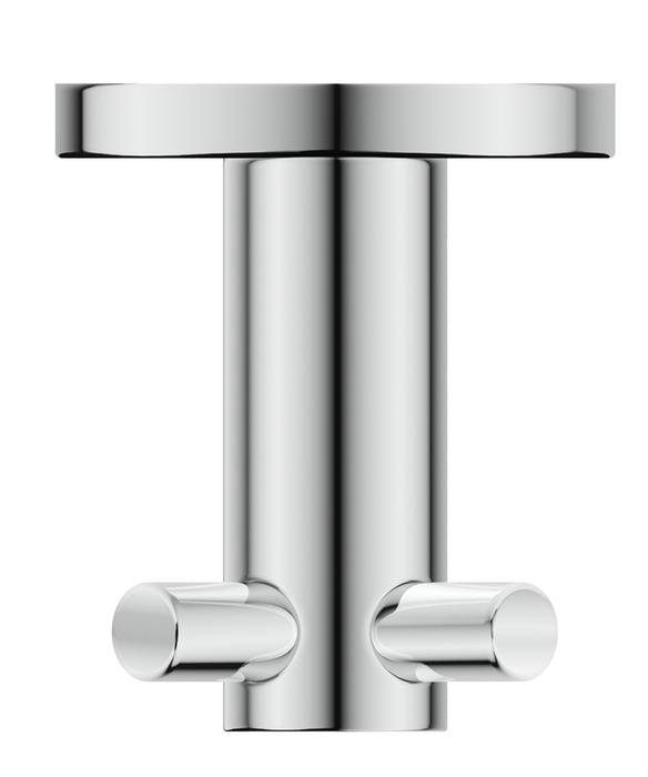Mica Double Robe Hook Chrome -1153-D-P