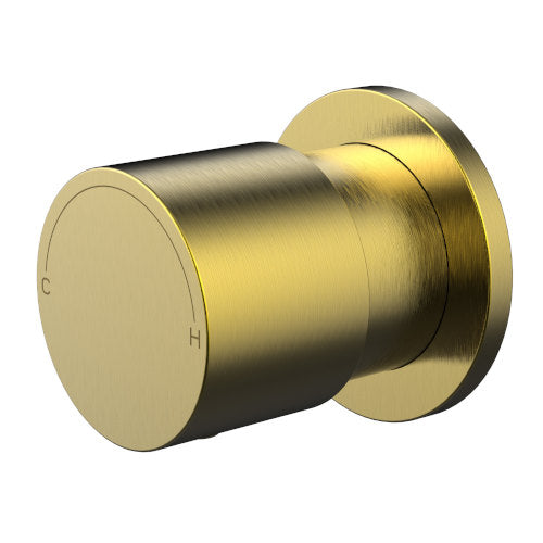 Finesa Progressive Wall Mixer Modern Brass - 11646