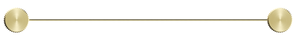 Mica Fluted Stainless Shelf French Gold - 11MS-P-400-NR-FG