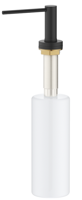 Mica Soap Dispenser Black - 11SD-P-BLK