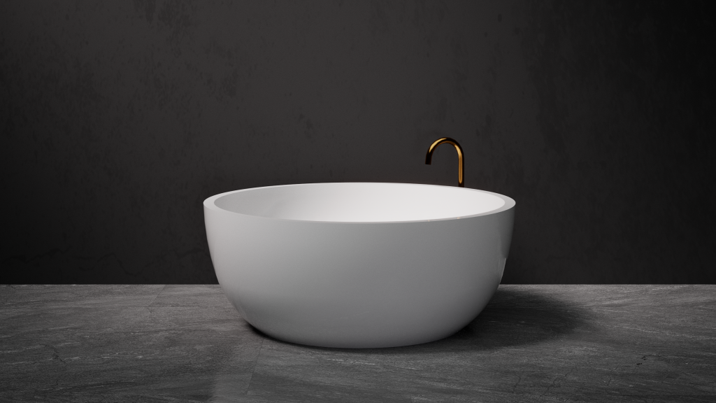 ROMEO - Freestanding Stone Bath - PB4093-1350 | 15