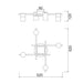 Buy Spotlights Australia Tache Spotlight 4 Lights White Aluminium - TACHE14