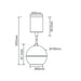 Buy Pendant Lights Australia Moon Pendant Light Spot White 3CCT - 22777