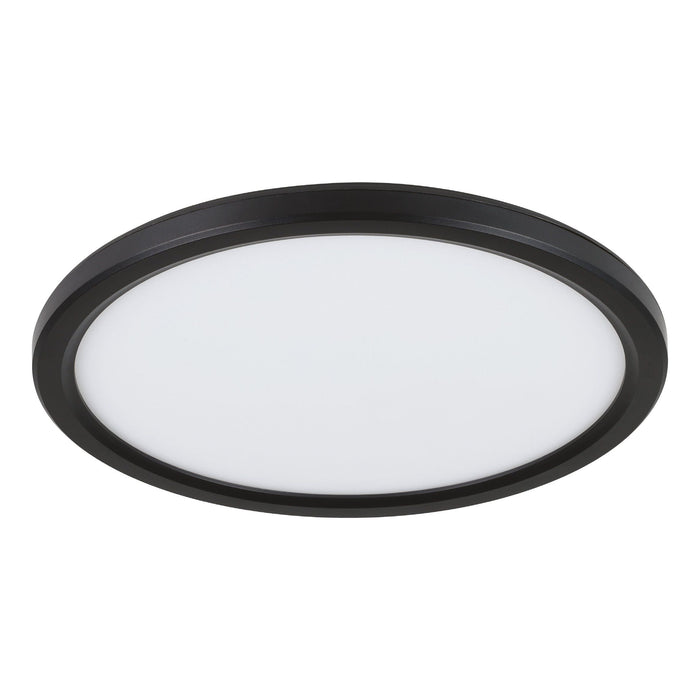 Romeo 220mm Dimmable LED Oyster Light Black 15.2W TRI Colour - 206346