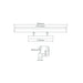 Buy Bathroom Vanity Lights Australia Mirror Bathroom Vanity Light 10W White Aluminium 3CCT - 12007