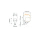 Buy Exterior Wall Lights Australia Siena Exterior Wall Light W200mm Burgundy Aluminium - 15568