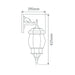 Buy Wall Sconce Australia Vienna Wall Sconce Down Bracket H625mm Beige Aluminium - 15992
