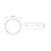 Buy Outdoor Close To Ceiling Lights Australia Polydome Outdoor Close To Ceiling 2 Lights W425mm Silver Polycarbonate - 18653