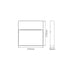 Buy Outdoor Step Lights Australia Zeke Square Outdoor Step Light Silver Aluminium 5000K - 19491