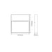 Buy Outdoor Step Lights Australia Zeke Square Outdoor Step Light White Aluminium 3000K - 19508