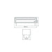 Buy Up / Down Wall Lights Australia Block Up & Down Wall 2 Lights 12W Black Aluminium 5000K - 19549
