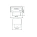 Buy Up / Down Wall Lights Australia Block Up & Down Wall 2 Lights 6W White Aluminium 3000K - 19572