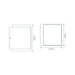 Buy Up / Down Wall Lights Australia Mojo Up & Down Wall 2 Lights White Aluminium 5000K - 19675