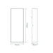 Buy Up / Down Wall Lights Australia Edge Up & Down Wall 2 Lights Dark Grey Aluminium 3000K - 19686