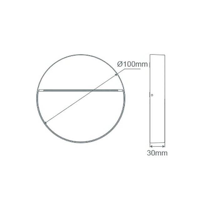 Buy Outdoor Step Lights Australia Zeke Round Outdoor Step Light White Aluminium 5000K - 19705