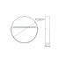 Buy Outdoor Step Lights Australia Zeke Round Outdoor Step Light Dark Grey Aluminium 3000K - 19702
