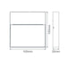 Buy Outdoor Step Lights Australia Zeke Square Outdoor Step Light White Aluminium 3000K - 19710