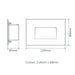 Buy Outdoor Step Lights Australia Zone Outdoor Step Light 4W White Polycarbonate / Glass 5000K - 19723