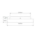 Buy Exterior Wall Lights Australia Halo Round Exterior Wall Light White Polycarbonate 5000K- 19899
