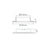 Buy Accessories & More Australia Deco LED Downlight W140mm adaptor plate White Aluminium - 20504