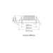 Buy Recessed Downlights Australia Deco Square Recessed Downlight 13W Black Aluminium 5000K - 20528