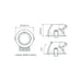 Buy Recessed Downlights Australia Scoop Round Recessed Downlight 25W White Aluminium 5000K - 20575