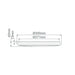 Buy LED Oyster Lights Australia Solar Round LED Oyster Light W300mm White Polycarbonate 3CCT - 20940