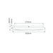 Buy LED Oyster Lights Australia Solar Square LED Oyster Light W300mm White Polycarbonate 3CCT - 20944