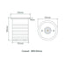 Buy Inground Lights Australia Magneto Inground Light 24V 3W 25° Stainless Steel 5000K - 21081