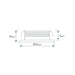 Buy Under Cabinet Lights Australia Astra Under Cabinet Light 12V Silver 5000K - 21281