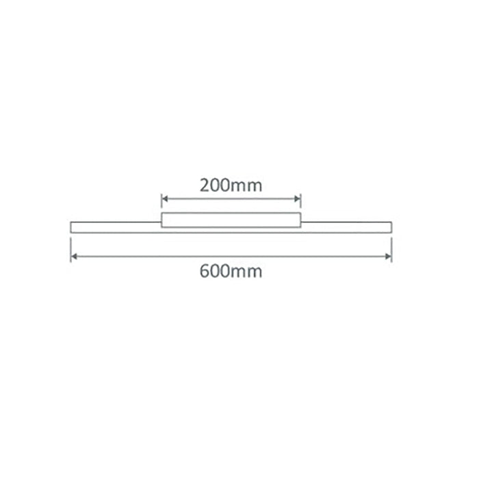 Buy Picture Lights Australia Shadowline Picture Light W600mm White Aluminium 3000K - 23520