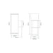 Buy Up / Down Wall Lights Australia Piper Square Up & Down Wall 2 Lights Black Aluminium - 49230