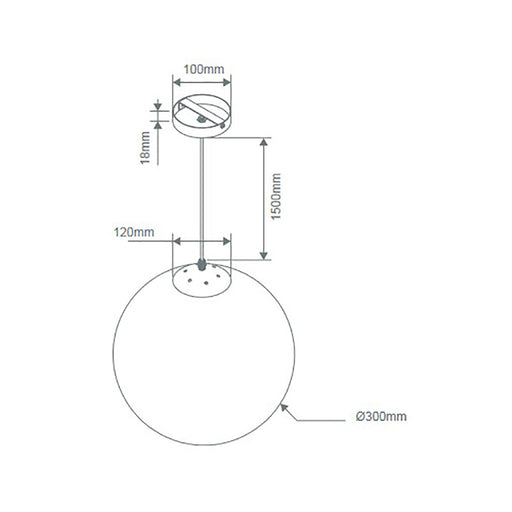 Buy Pendant Lights Australia Bubble Pendant Light W300mm Antique Brass Clear Glass - 31484