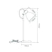 Buy Desk Lamps Australia Leah Desk Lamp White Metal - 22537
