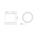 Buy Surface Mounted Downlights Australia Neo-Pro Surface Mounted Downlight 13W Black Aluminium 3CCT - 20890