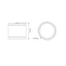 Buy Surface Mounted Downlights Australia Neo-Pro Surface Mounted Downlight 25W White Aluminium 3CCT - 20893