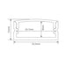 Buy Strip Light Profiles Australia Nova Surface Mounted Strip Light Profile Aluminium - 22434
