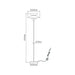 Buy Floor Lamps Australia Allegra Floor Lamp Satin Chrome Metal - 22709