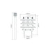 Buy Bollard Lights Australia BL-100 Bollard Light H1168mm White Aluminium - 10732